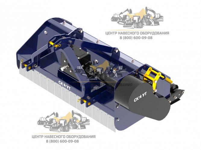 Мульчер-измельчитель навесной СКАУТ SCQ-125 на минитракторы
