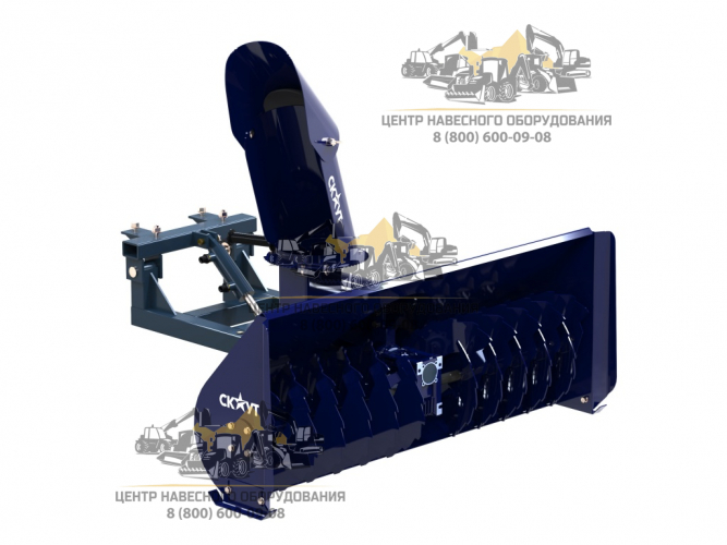 Снегоуборщик роторный Файтер SB-1160 на T-220B на минитракторы
