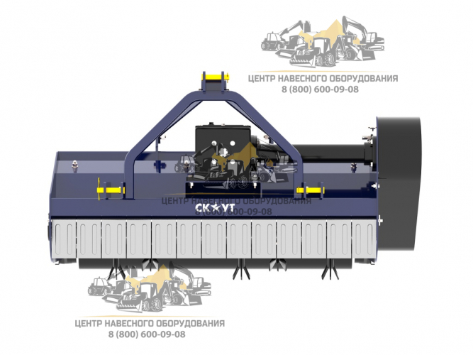 Мульчер-измельчитель навесной СКАУТ SCQ-125 на минитракторы