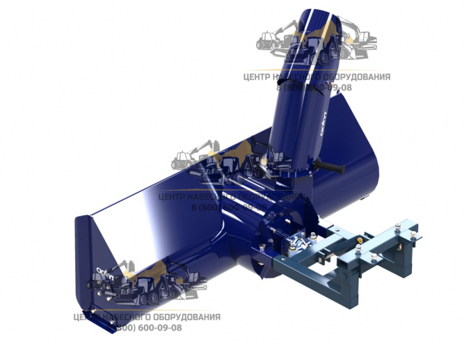 Снегоуборщик роторный СКАУТ SB-1500 под еврорамку на минитракторы