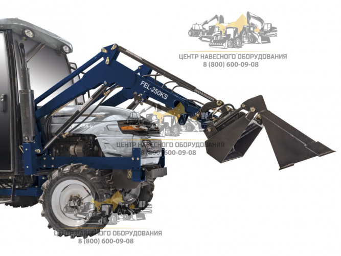 Фронтальный погрузчик СКАУТ FEL-250KS джойстик, еврорамка