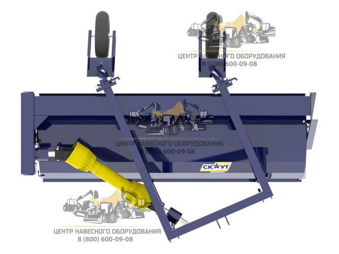 Щётка подметальная СКАУТ SX-160 для минитрактора