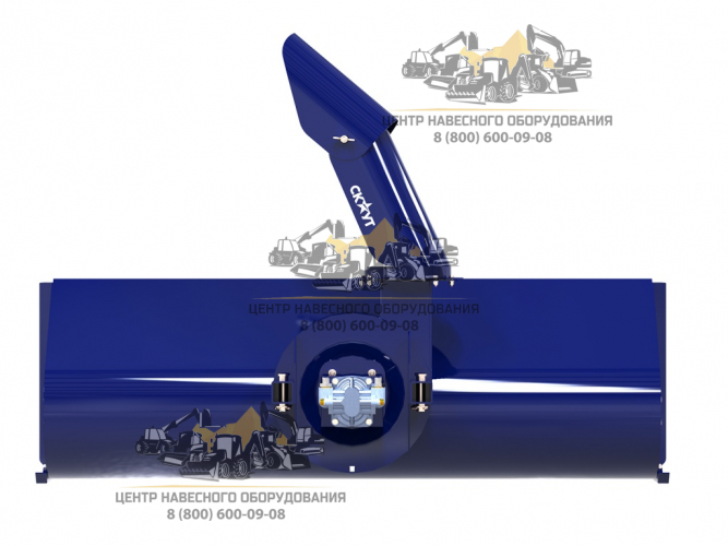 Снегоуборщик роторный СКАУТ SB-1840 под еврорамку на минитракторы