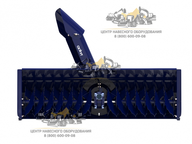 Снегоуборщик роторный СКАУТ SB-1500 под еврорамку на минитракторы