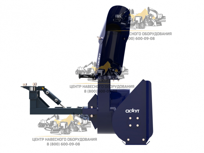 Снегоуборщик роторный СКАУТ SB-1500 под еврорамку на минитракторы