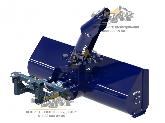 Снегоуборщик роторный СКАУТ SB-1500 под еврорамку на минитракторы