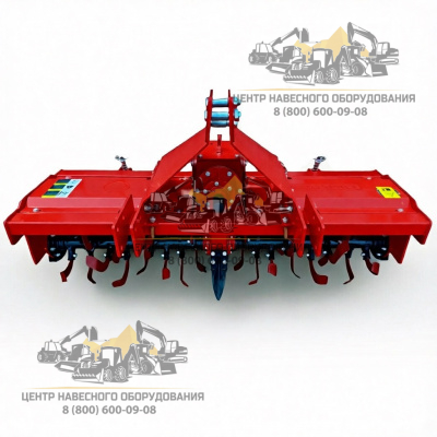Почвофреза 1GQN-180 УРАЛЕЦ захват 1,8м (Красная) БОЛЬШОЙ РЕДУКТОР