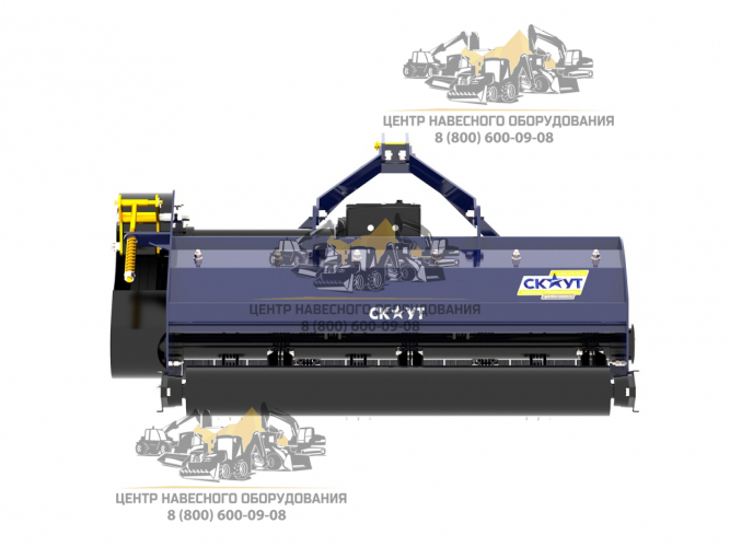 Мульчер-измельчитель навесной СКАУТ SCQ-125 на минитракторы