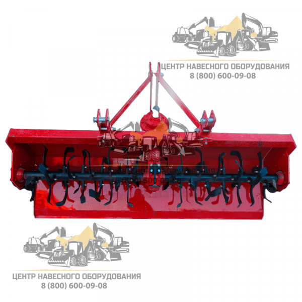 Почвофреза 1GQN-180 захват 1,8м (Красная, большой редуктор)
