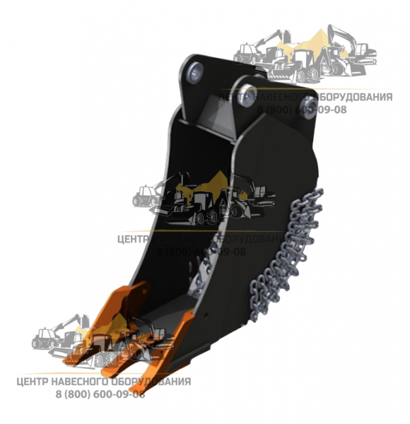 Ковш цепной траншейный на JCB 3CX/4CX на экскаваторы-погрузчики