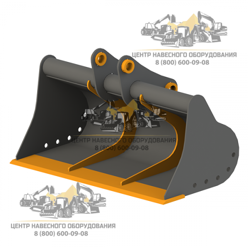 Планировочный ковш на JCB 3CX/4CX на экскаваторы-погрузчики
