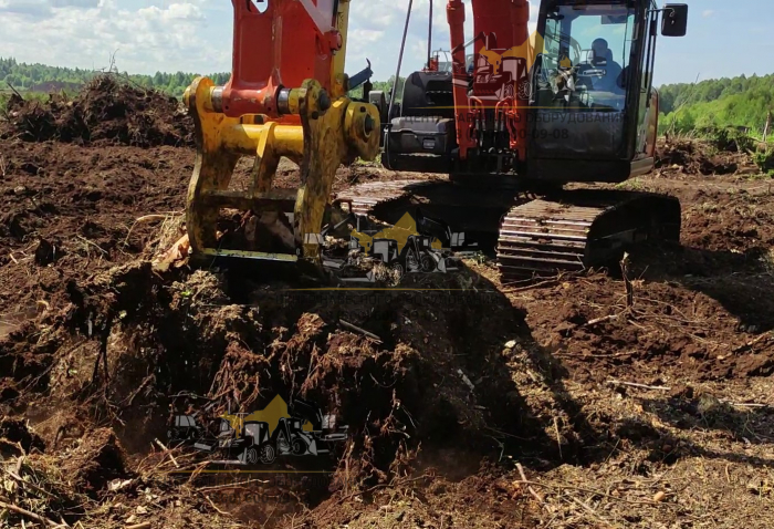 Корчеватель пней КП-15