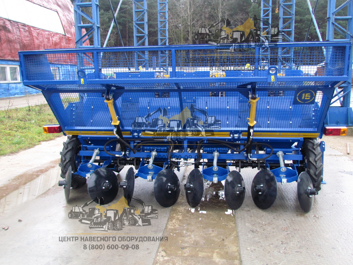 Картофелесажалка навесная четырехрядная КСМ-4Н