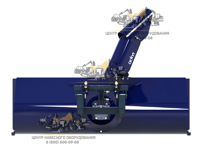 Снегоуборщик роторный СКАУТ SB-1500 под еврорамку на минитракторы